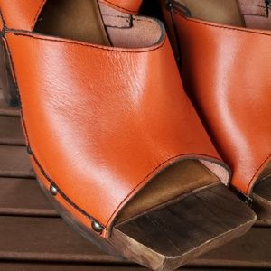 Fluevog Faith Faith Clogs Platform Heels Vogs